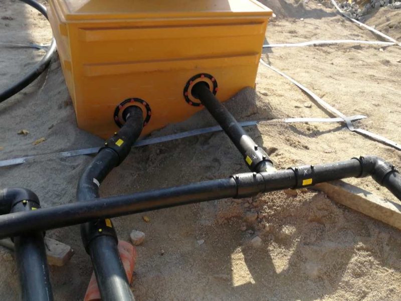 KPS pipework and Fibrelite tank sumps ensure a complete sealed system