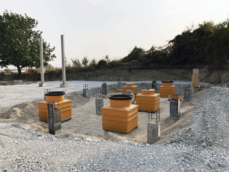 Fibrelite S7-390 GRP tank sumps require minimal maintenance and provide maximum protection (Photo taken prior to KPS pipe installation)