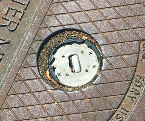 Exposed antennas can be impacted by snowplows or lawn mower blades, vehicles and/or pedestrians
