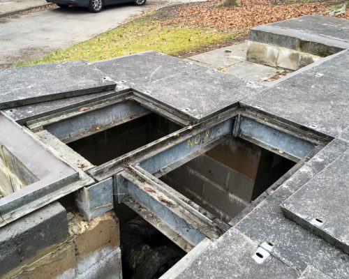 The previously installed obstructive framework made access difficult and led to health and safety risks