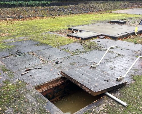 The removal and replacement of concrete trench covers was very time-consuming