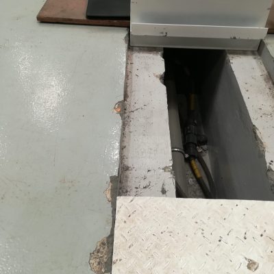 An uneven recess had destabilised previously installed covers