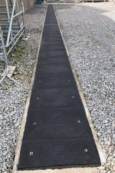 The nuclear facility now has a safe covering for their utilities during the decommissioning work